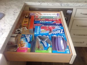 food bag organizer